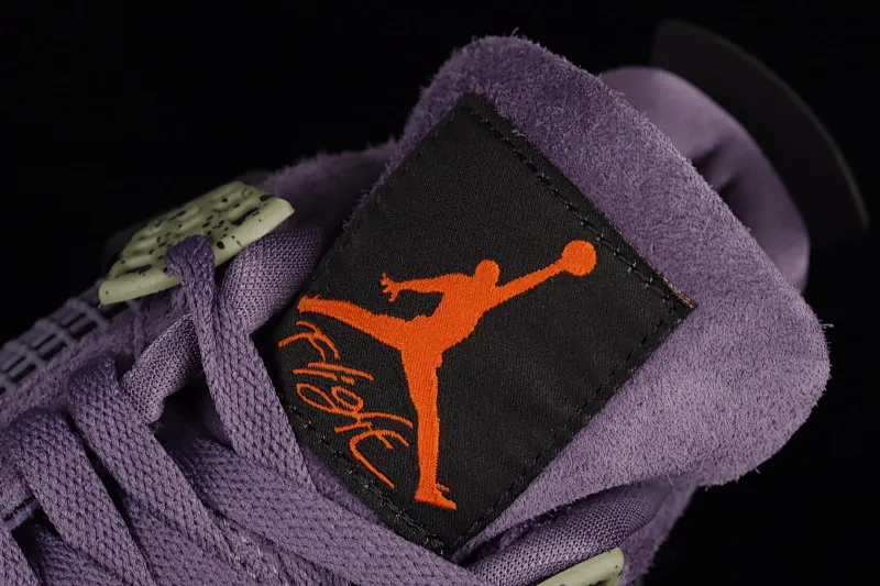 All categories Air Jordan Jordan series basketball shoes Air Jordan 4 Air Jordan 4 Retro "Canyon Purple" AJ4 Joe 4 purple suede basketball shoes AQ9129-500